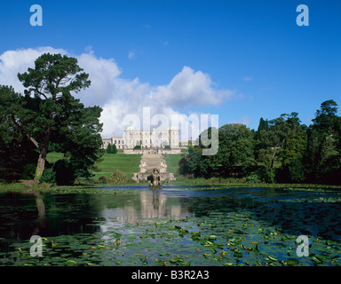 Powerscourt House and Gardens, Enniskerry, comté de Wicklow, le Leinster, Irlande Banque D'Images