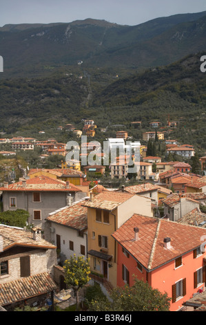 Le Lac de Garde, Malcesine Banque D'Images