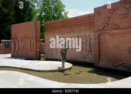 La sculpture à l'échelle nationale au Musée de prisonnier de guerre d'Andersonville Géorgie Banque D'Images