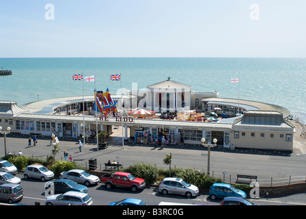 Le Lido Worthing sur mer station balnéaire centre de divertissement dans le West Sussex England UK Catering food et des magasins sur la Banque D'Images