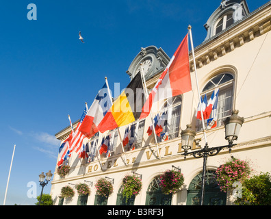 Hôtel de Ville Honfleur Calvados Normandie France Banque D'Images