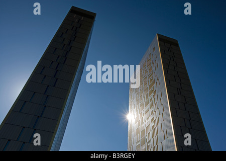 Luxembourg Kirchberg quartier Europe Cour européenne de justice Banque D'Images