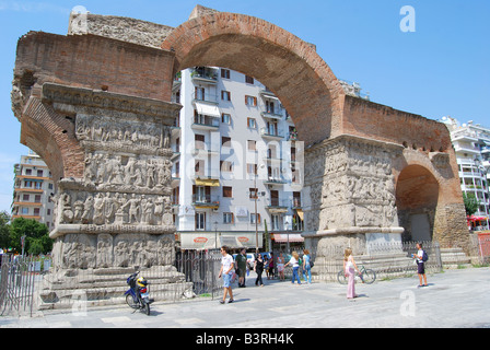 L'Arc de Galère, Dimitrios Gounari Street, Thessalonique, Chalcidique, Macédoine Centrale, Grèce Banque D'Images