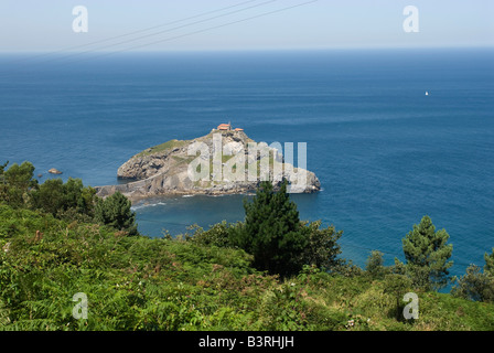 Espagne Pays Basque San Juan de Gaztelugatxe Banque D'Images