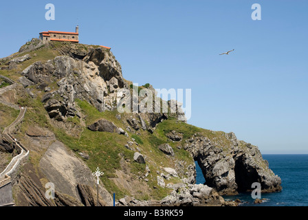 Espagne Pays Basque San Juan de Gaztelugatxe Banque D'Images