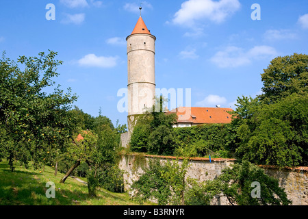 Deutschland, Bayern, Dinkelsbuehl, vieille ville de Dinkelsbuehl, Bavière, Allemagne Banque D'Images