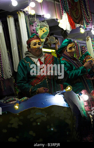 César de la coterie de Mardi Gras à Metairie, en Louisiane. (Banlieue de New Orleans) Banque D'Images