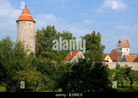 Deutschland, Bayern, Dinkelsbuehl, vieille ville de Dinkelsbuehl, Bavière, Allemagne Banque D'Images