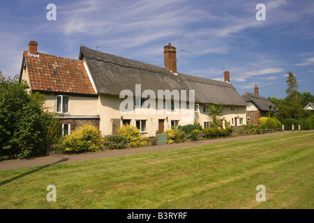 Fornham All Saints village vert dans le Suffolk, UK Banque D'Images