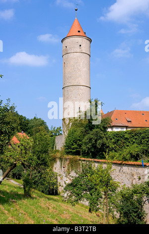 Deutschland, Bayern, Dinkelsbuehl, vieille ville de Dinkelsbuehl, Bavière, Allemagne Banque D'Images