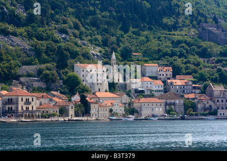 Risan Baie de Kotor Monténégro Europe Banque D'Images