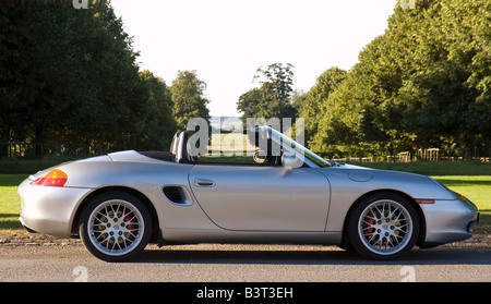 Porsche Boxster S side view Banque D'Images