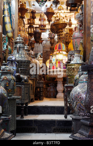 Maison à vendre dans le souk dans la vieille médina de Tanger, le Maroc. Banque D'Images