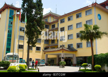 L'Asie, Chine, Province du Yunnan, Yuanyang. Yunti Hôtel dans le vieux Yuanyang. Banque D'Images