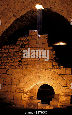 L'Asie, la Syrie. De Krak Chevaliers. Banque D'Images