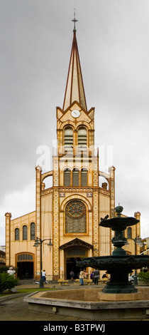 Martinique, Antilles françaises, Antilles, Fort-de-France. La Cathédrale St Louis, construite en 1878, la sixième église sur ce site Banque D'Images