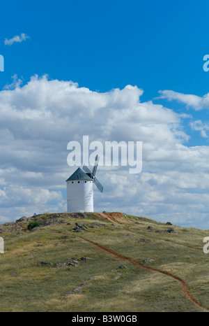 Moulin à Herencia La Mancha Espagne Banque D'Images