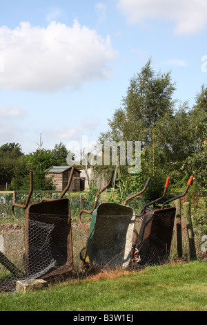 Attribution d'un jardin. Banque D'Images