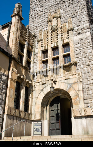 Entrée au Musée National de Finlande (1905 - 1910), Helsinki, Finlande Banque D'Images