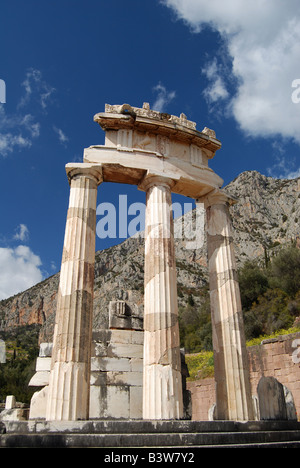 Au Tholos de Delphes, Grèce Banque D'Images