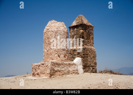 Vestiges de pierre au San Marco, l'État de Oaxaca, Mexique Banque D'Images