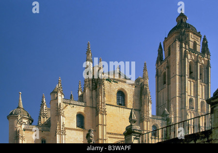 Cathédrale de Ségovie Castille et León Espagne Banque D'Images