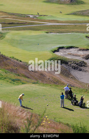 Chambers Bay Golf Course : l'AGEU récemment nommé Chambers Bay comme le site de l'US Open 2015 et 2010 Championnat amateur des États-Unis. Banque D'Images