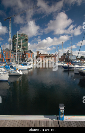 Ipswich Haven Marina & Bateaux à Suffolk Banque D'Images