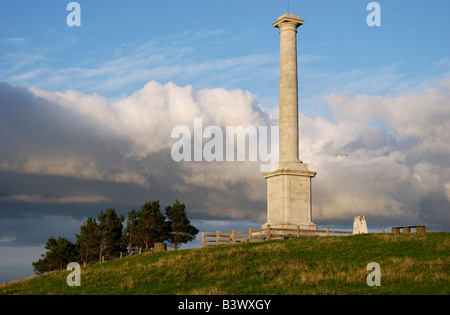 War Memorial hill Town Montgomery au Pays de Galles Banque D'Images