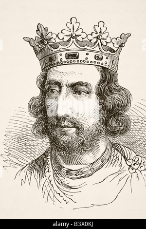 Henry III d'Angleterre, 1207 à 1272. Banque D'Images