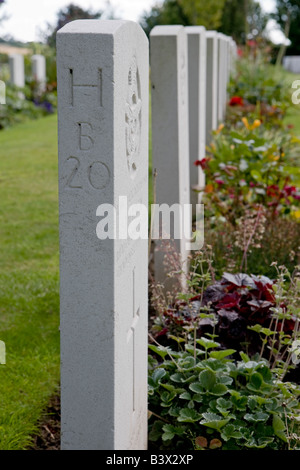 Cimetière de Stonefall, Harrogate - un Commonwealth War Graves Commission (CWGC) cimetière. Banque D'Images