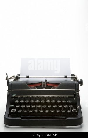 Portrait d'une ancienne machine à écrire Banque D'Images