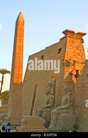 Egypte - temple de Louxor Banque D'Images