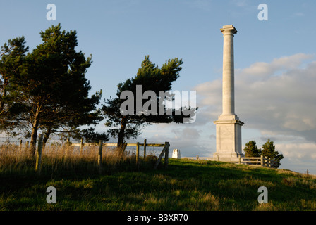 War Memorial hill Town Montgomery au Pays de Galles Banque D'Images