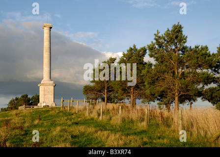 War Memorial hill Town Montgomery au Pays de Galles Banque D'Images