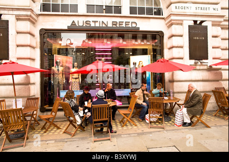 Café-Regent Street Festival London W1 United Kingdom Banque D'Images