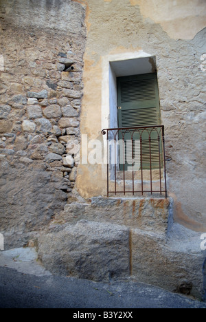 Détail de droit de bâtiments dans le château Citadelle Calvi Corse Corse France Banque D'Images
