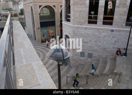 Israël Jérusalem Mamilla Alrov nouveau projet quartier grand centre commercial Banque D'Images