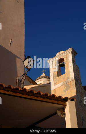 Détail de droit de bâtiments dans le château Citadelle Calvi Corse Corse France Banque D'Images