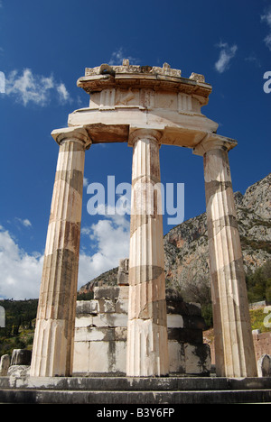 Au Tholos de Delphes, Grèce Banque D'Images