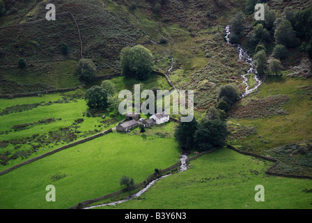 Easdale ferme près de Lake District Angleterre Grasmere Banque D'Images