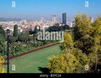 L'Afrique du Sud, Pretoria, Gauteng. Une vue de Pretoria, la capitale de l'Afrique du Sud, de l'Union européenne (les bâtiments administratifs du gouvernement l'administration centrale). Banque D'Images