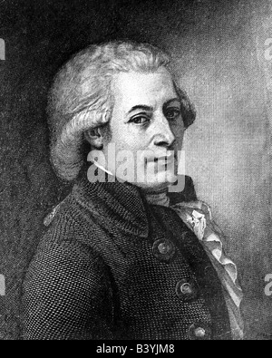Mozart, Wolfgang Amadeus, 27.1.1756 - 5.12.1791, compositeur autrichien, portrait, gravure sur bois, XIXe siècle, Banque D'Images