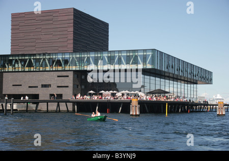 Le port de Copenhague Théâtre Royal Danois Banque D'Images