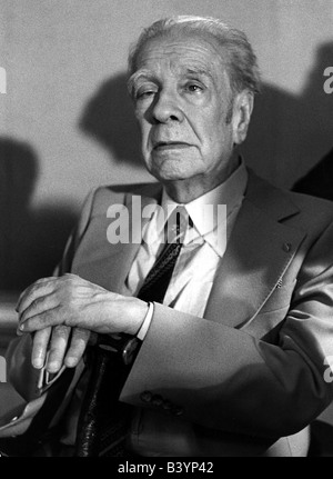 Borges, Jorge Luis, 24.8.1899 - 14.6.1986, écrivain/auteur argentin, demi-longueur, années 1970, Banque D'Images