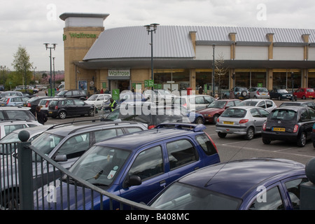 Parking Shoppers Waitrose South Woodford London GB UK Banque D'Images