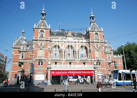 Stadsschouwburg théâtre, Leidesplein Street, Amsterdam, Pays-Bas Banque D'Images