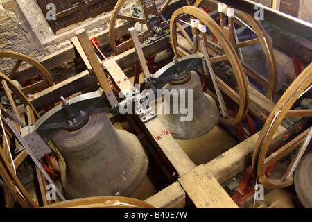 Cloches de l'église, l'église St Mary, Rye, East Sussex, Angleterre Banque D'Images