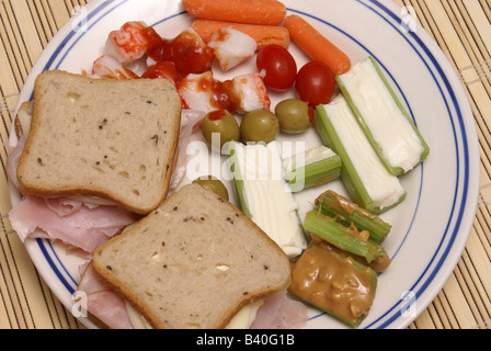 Repas léger Banque D'Images