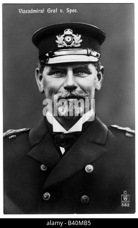 Spee, Maximilian Graf von, 22.6.1861 - 8.12.1914, amiral allemand, portrait, 1914, Imperal Navy, uniforme, officier de marine, première Guerre mondiale, première Guerre mondiale, guerre navale, Allemagne, XXe siècle, Banque D'Images